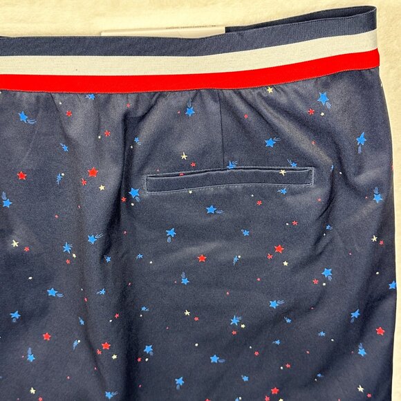 Lady Hagen Golf Skort Womens Sz XL UPF 50 Patriotic Stars Pull On Skirt NWT - Picture 12 of 13